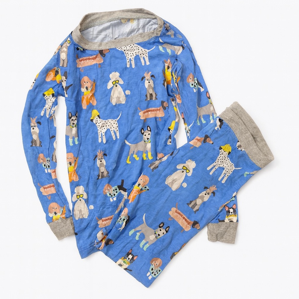 🐾 Little Sleepies “Dog Squad” Long Sleeve Pajama Set (4T)